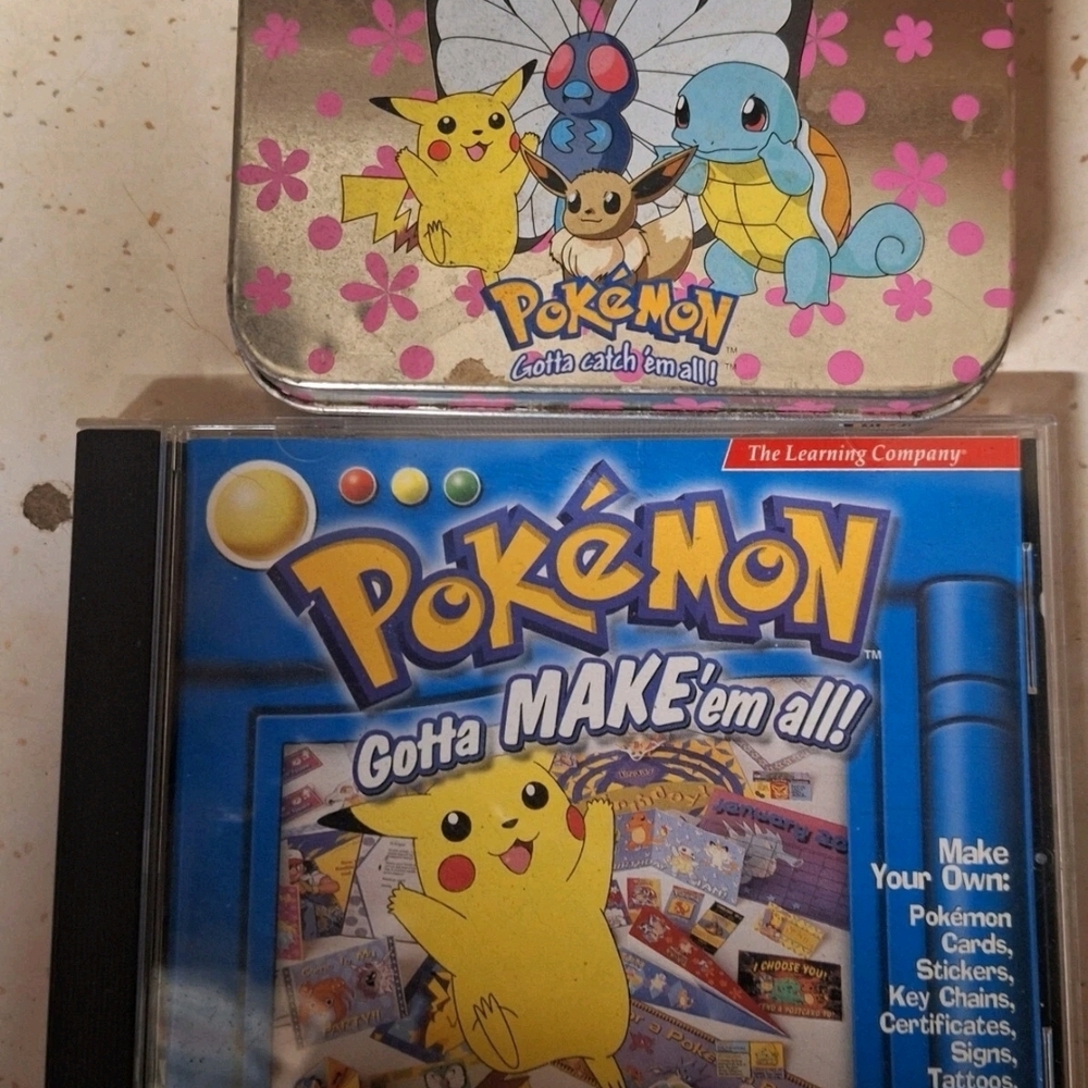 Pokemon Project Studio Blue disk Pokémon tin - Picture 3 of 8
